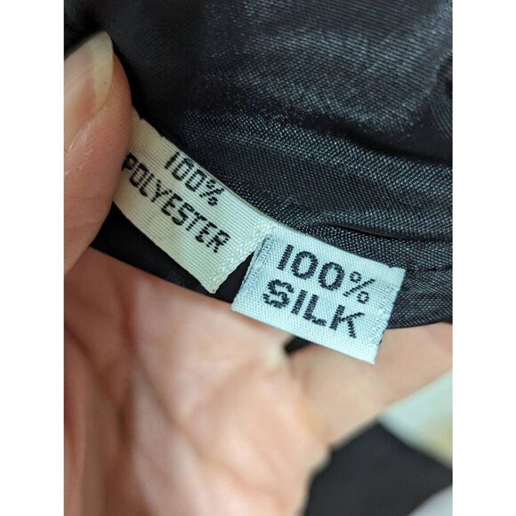 Rickie Freeman for Terri Jon Women's Size 4 Black Leopard Silk 2 Piece Dress - Picture 9 of 9